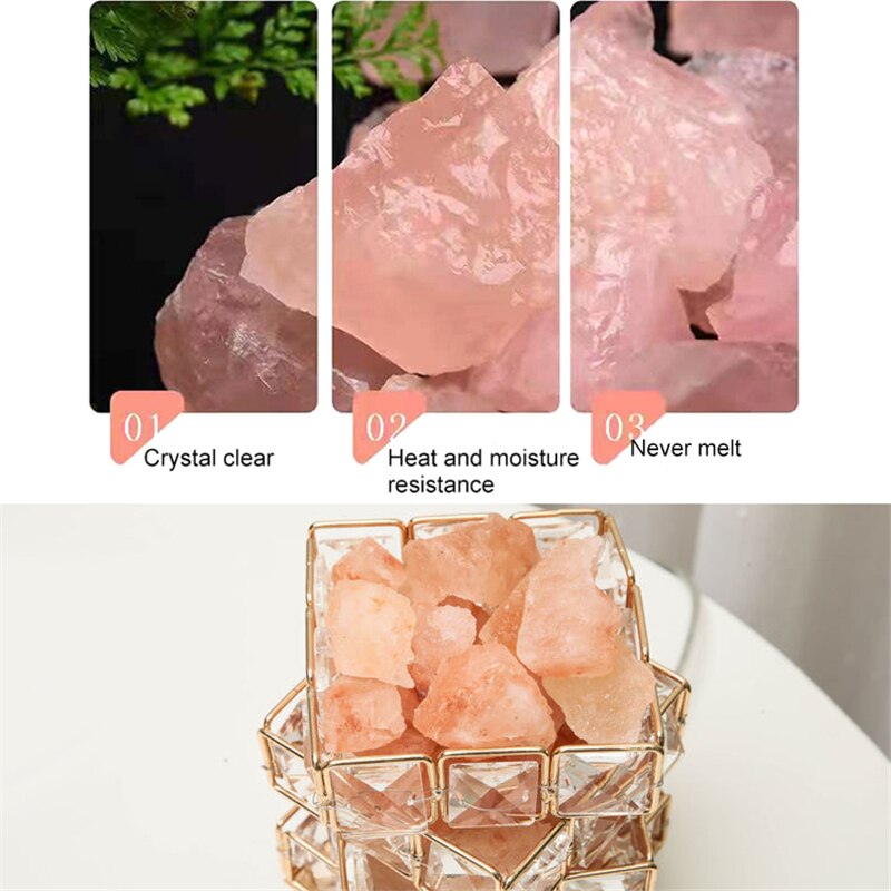 Sparkling Glass Table Mood Lamp
