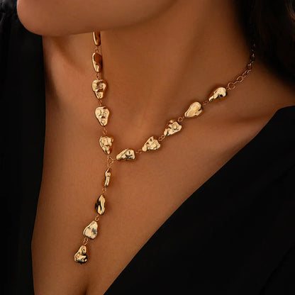 Cofik | Chic Natural Stone Drop Necklace