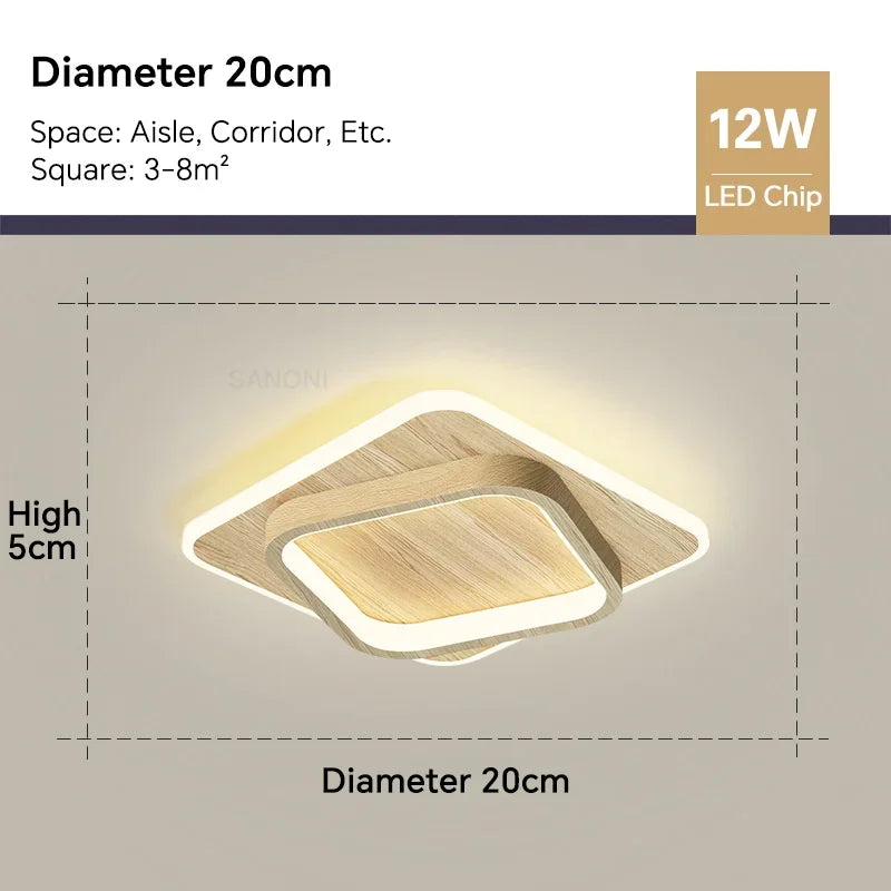 Stylish LED Hanging Ceiling Light Fixture