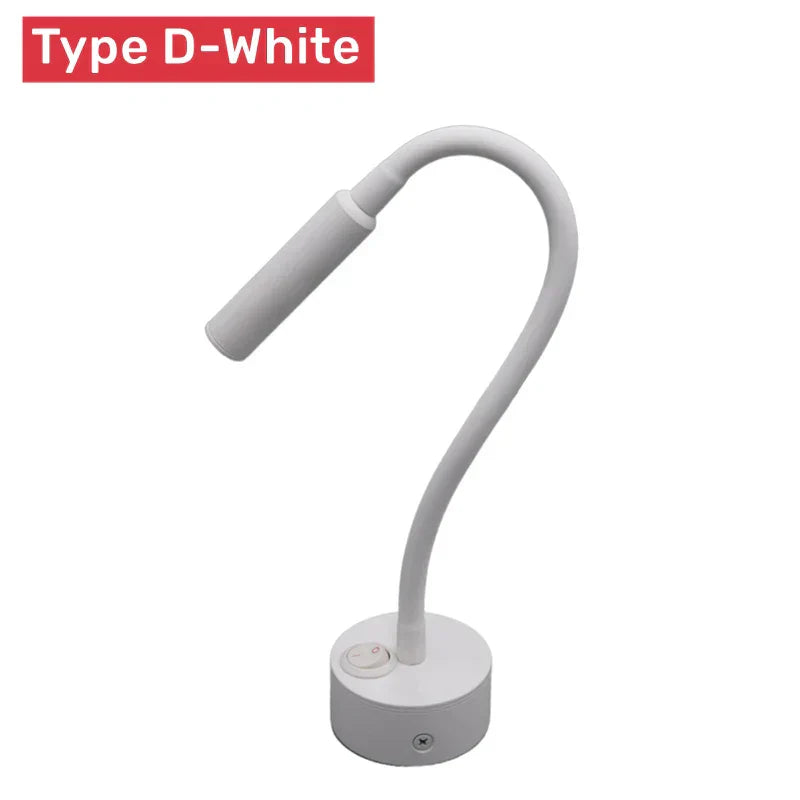 Slim LED Reading Light for Bedroom and Study