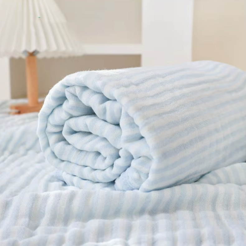 Soft 6-Layer Baby Swaddle Blanket Muslin Cotton Blend - Cofik