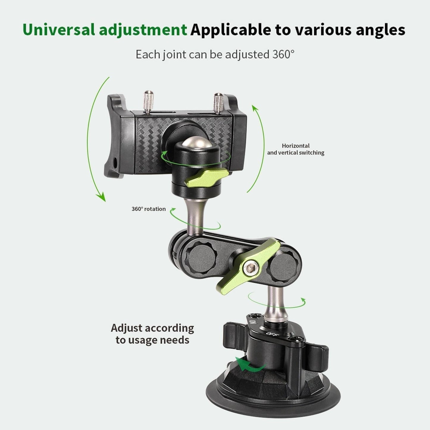 Heavy Duty Car Phone Mount With Strong Grip