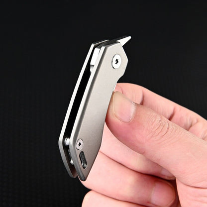 Durable Titanium Alloy Pocket Knife Keychain