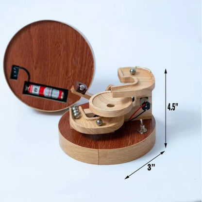 Kinetic Wooden Marble Run Toy