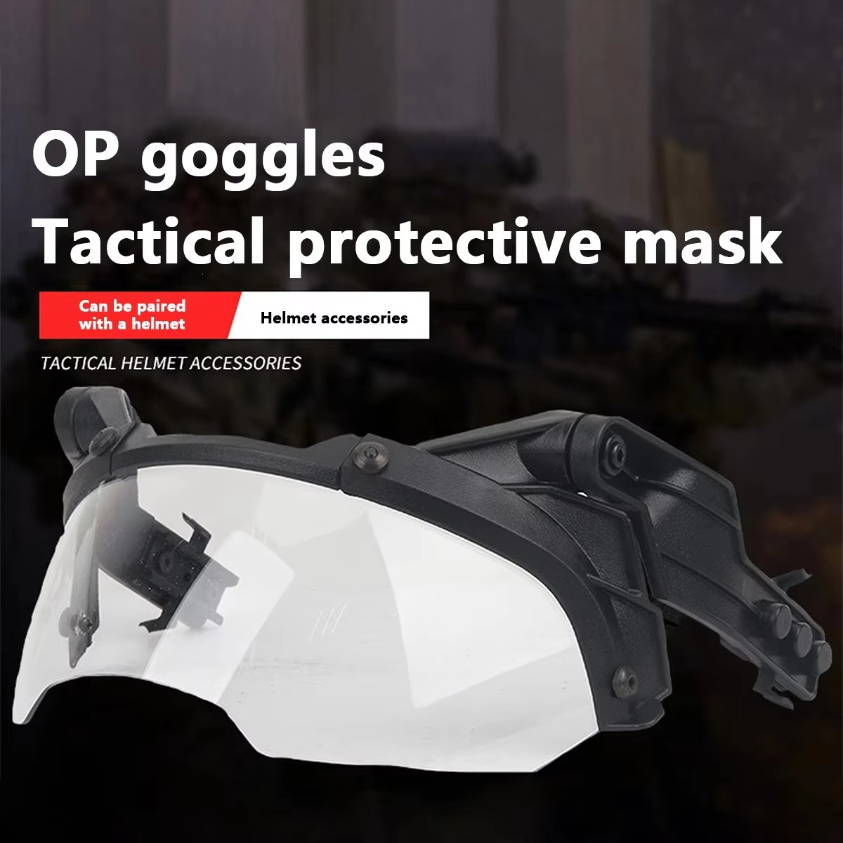 Cofik | Custom Fit Military Helmet with Fogproof Removable Goggles