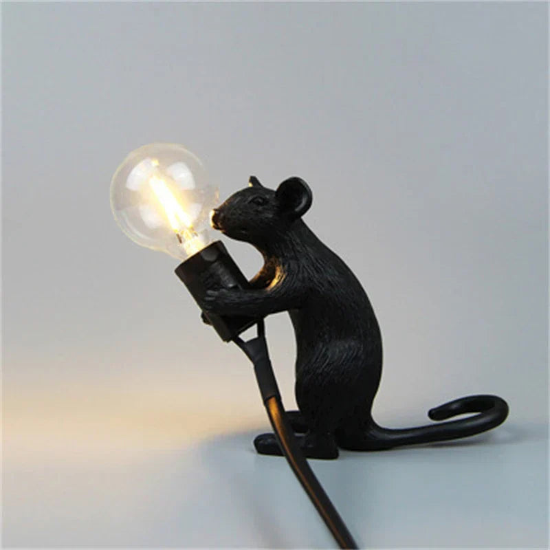 Compact Dark Office Table Lamp