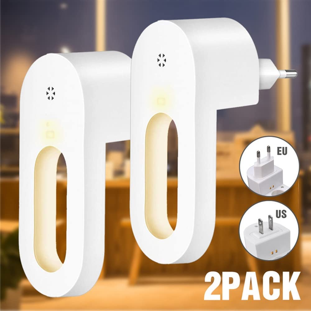 Automatic LED Nightlight Energy Saving Plug Socket