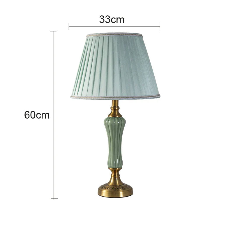Simple Ceramic Bedside Table Lamp