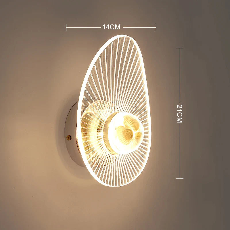 Stylish LED Wall Light - Versatile 3 Color Adjustable Lamp