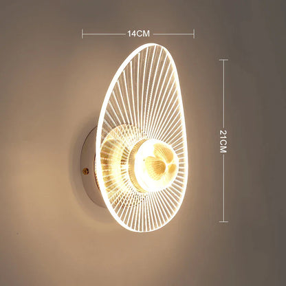 Stylish LED Wall Light - Versatile 3 Color Adjustable Lamp