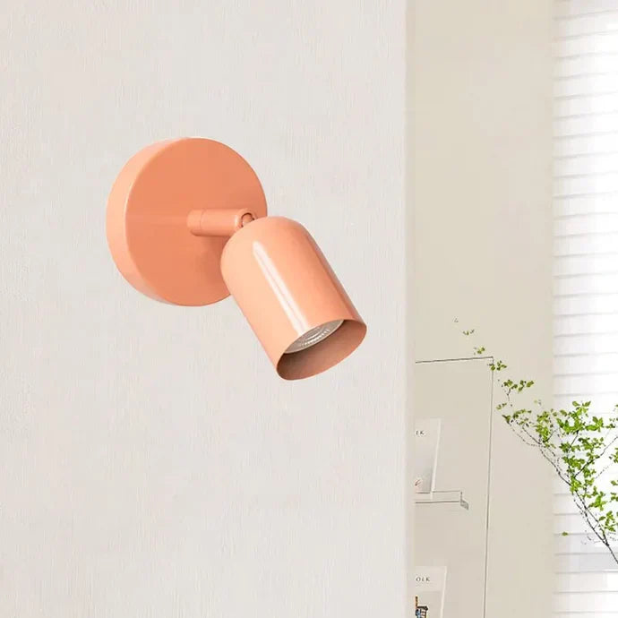 Soft Pastel Wall Light in Minimalist Style