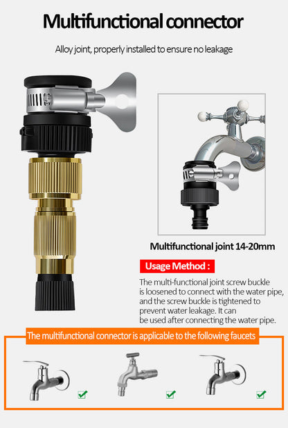 Turbo Car Wash Brush with Soap Dispenser & Long Handle