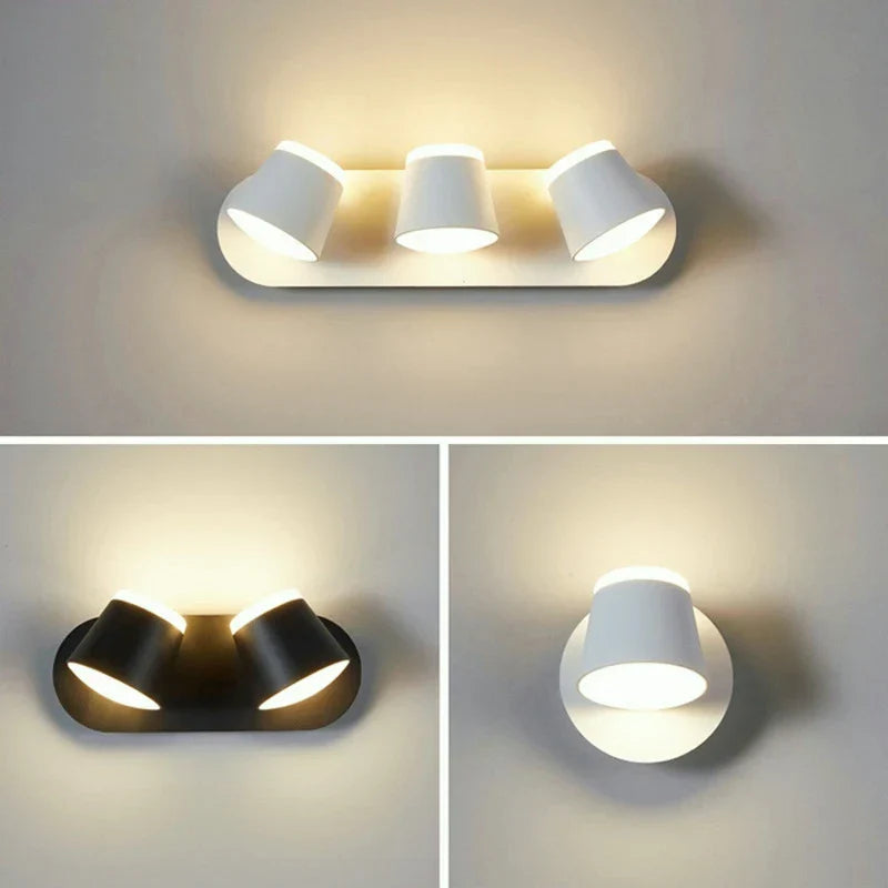 Adjustable LED Wall Light - Flexible Aluminum Sconce