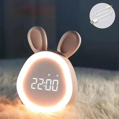 Fun Kids Alarm Clock with Night Light and LED Display