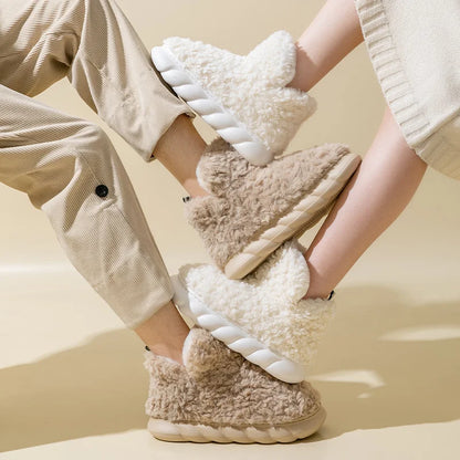 Soft Fuzzy Women's Slippers for Indoor Comfort - Cofik