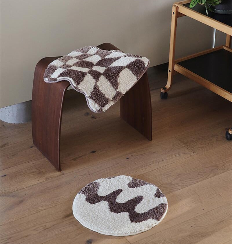 Comfortable Woven Grid Chair Pad