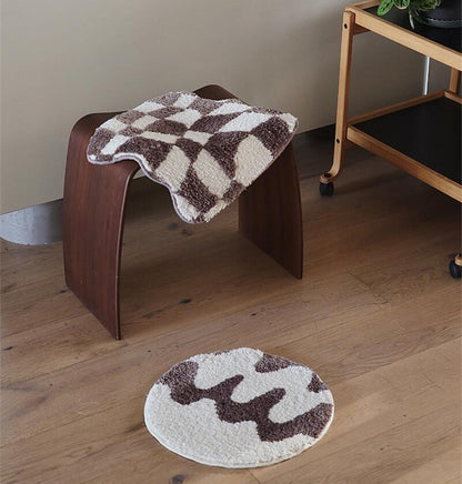 Comfortable Woven Grid Chair Pad