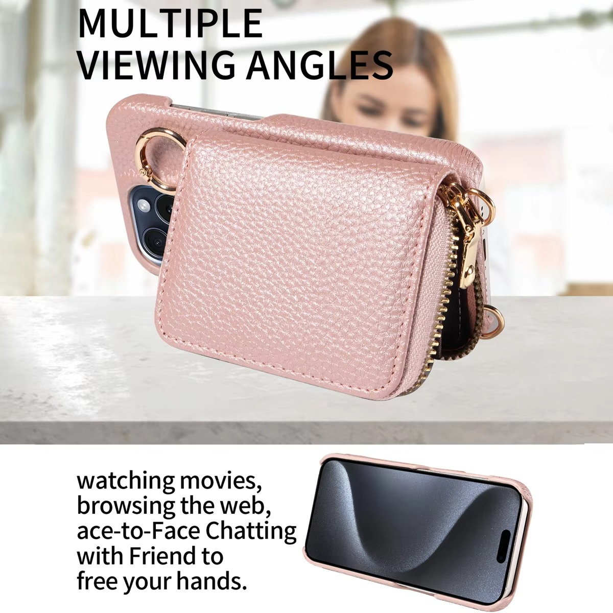Durable Leather iPhone Case with Magnetic Protection - Cofik