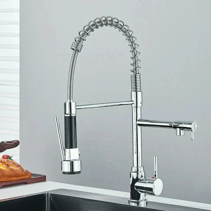 Rotating Single Handle Kitchen Faucet