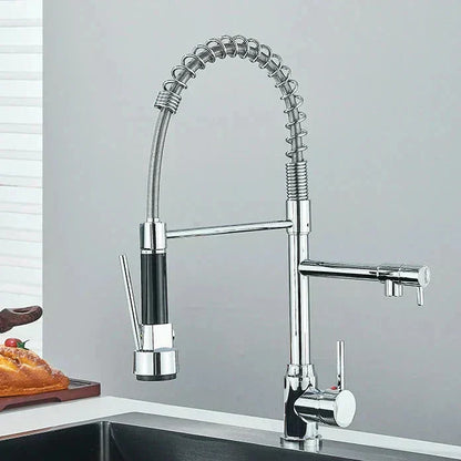 Rotating Single Handle Kitchen Faucet