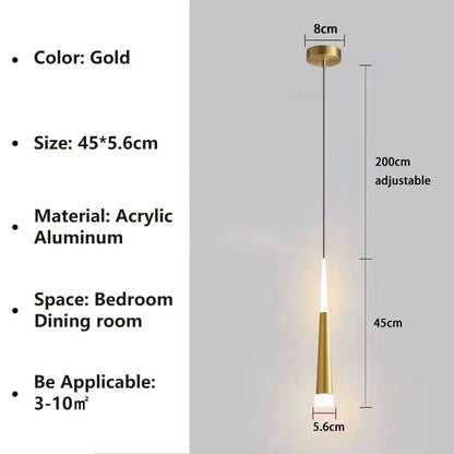 Stylish Hanging LED Pendant Light Fixture