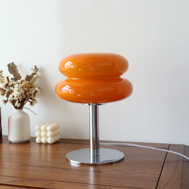 Vintage Glass Table Dimmable Lamp
