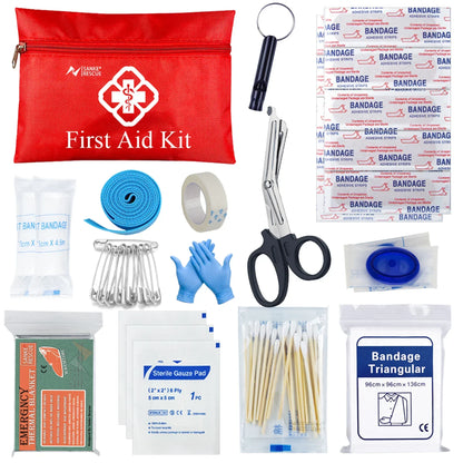Ultimate 24-Piece Survival Kit for Camping & Emergency