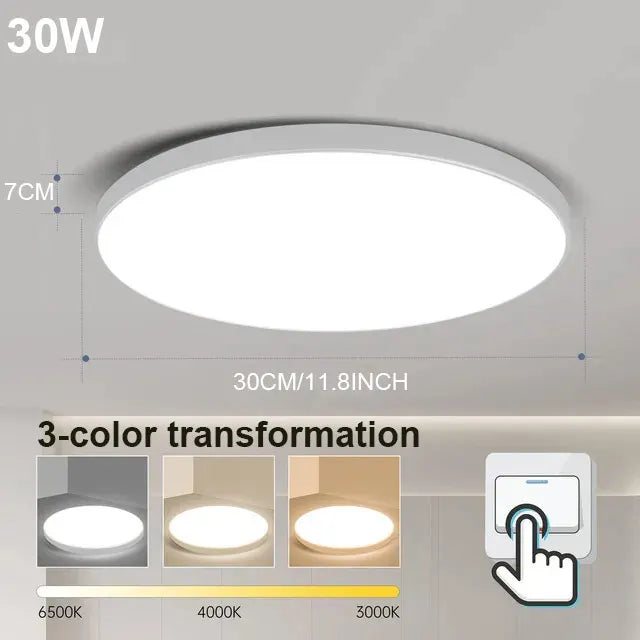 Bright Round LED Ceiling Light 18-72W