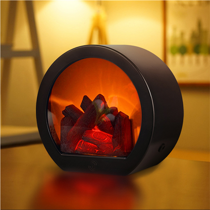 Compact Outdoor Tabletop Fire Pit Lamp