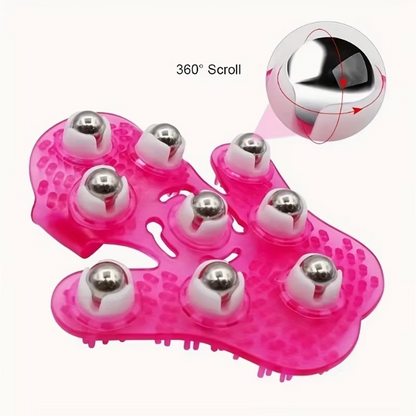 Compact Roller Massage Glove for Sore Muscles Relief