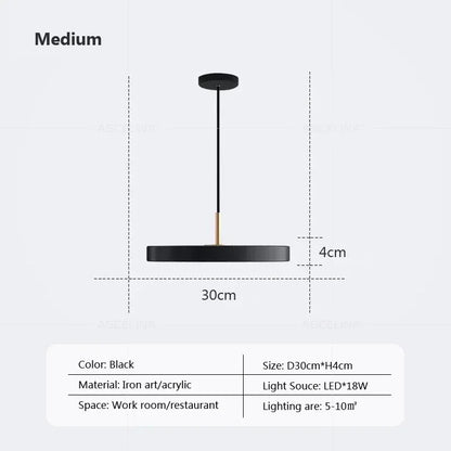 Stylish Dimmable LED Hanging Lamp