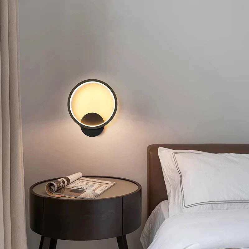 Contemporary Round LED Wall Light
