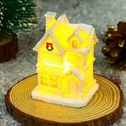 Magical Snowflake Christmas Village Houses