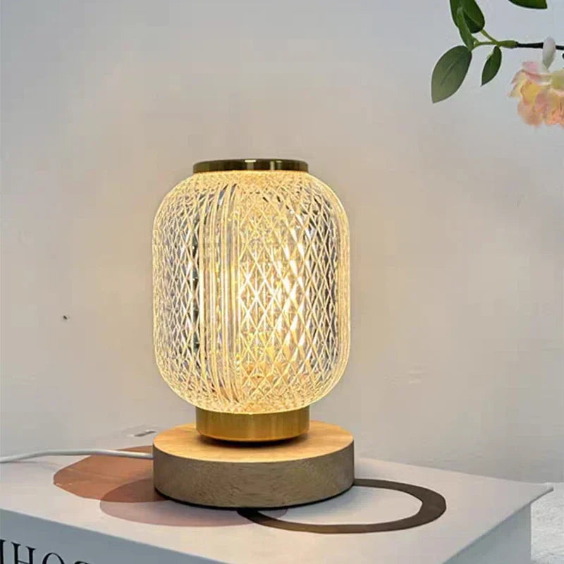 Elegant Gold Crystal Table Lamp - Cofik