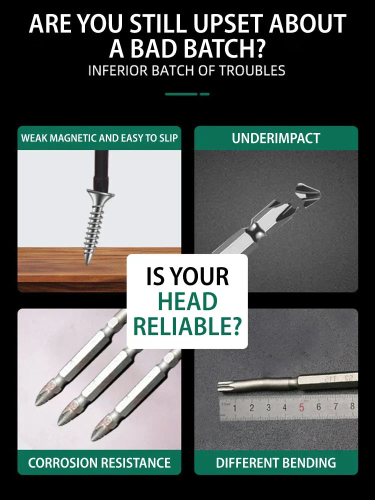 Strong Titanium Magnetic Screwdriver Bit