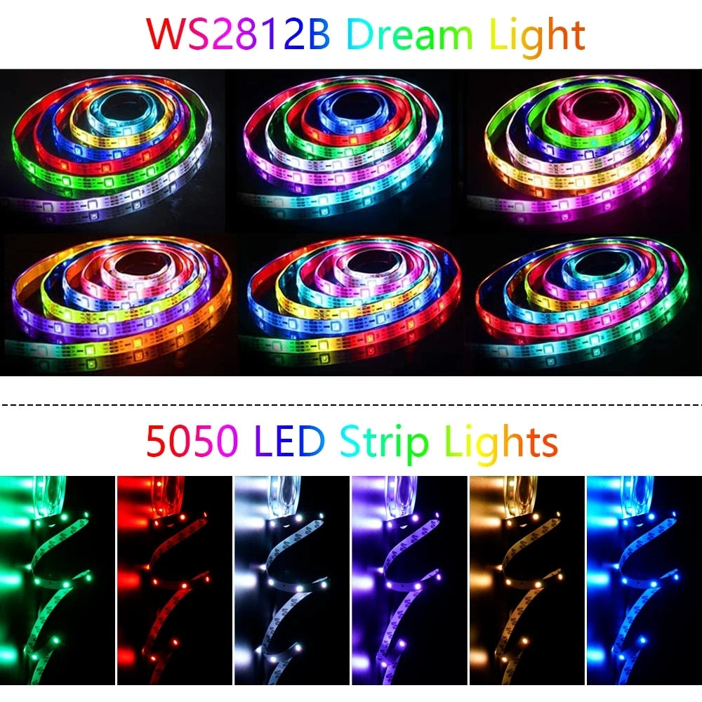 Colorful Flexible LED Tape Light – 5V