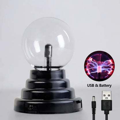 Sleek High Tech Plasma Table Lamp