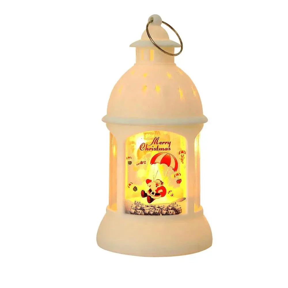 Festive Holiday LED Santa Lanterns - Cofik