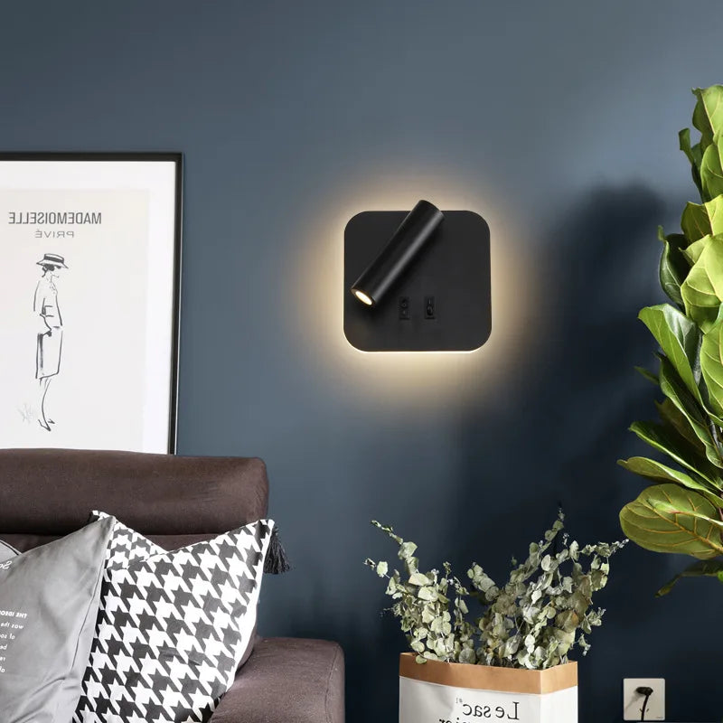 Adjustable LED Wall Light - Warm to Cool White Aluminium Sconce - Cofik