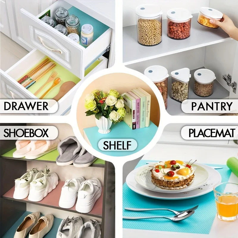 Fridge Protector 4-Piece Set Mats, Easy Clean EVA Material