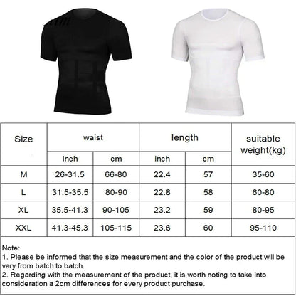 Men's Slim Fit Shaping Tee Shirt