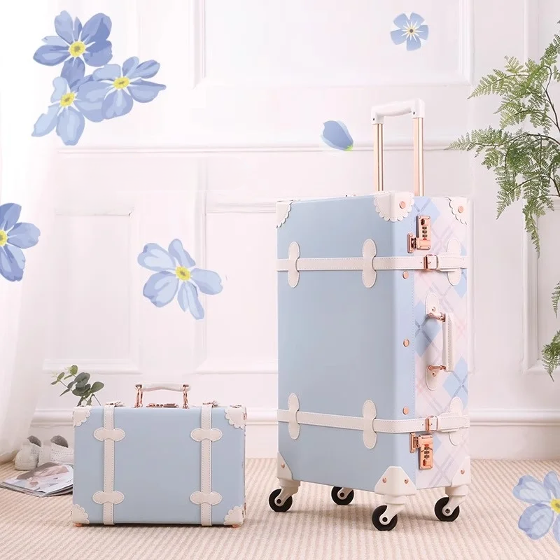 Vintage Style Hardshell Luggage Set