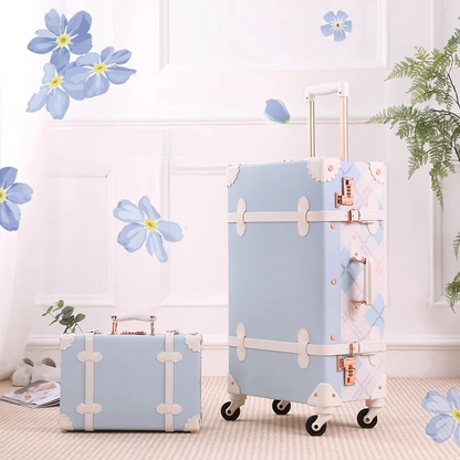 Vintage Style Hardshell Luggage Set