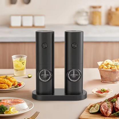 Automatic Salt and Pepper Mill Set with Light