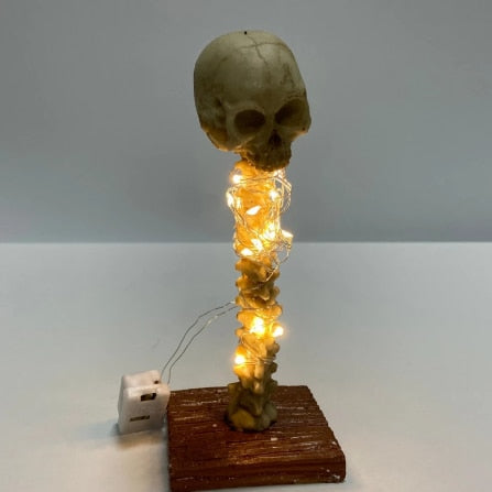 Dark Skull Desk Light