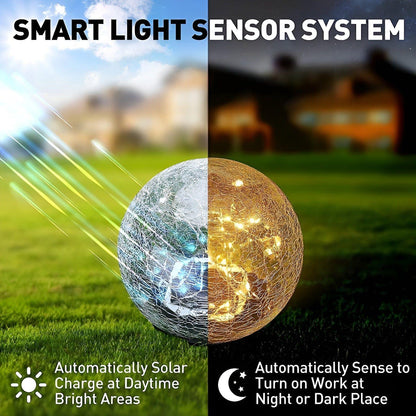 Bright Outdoor Solar Powered Garden Lamp - Cofik