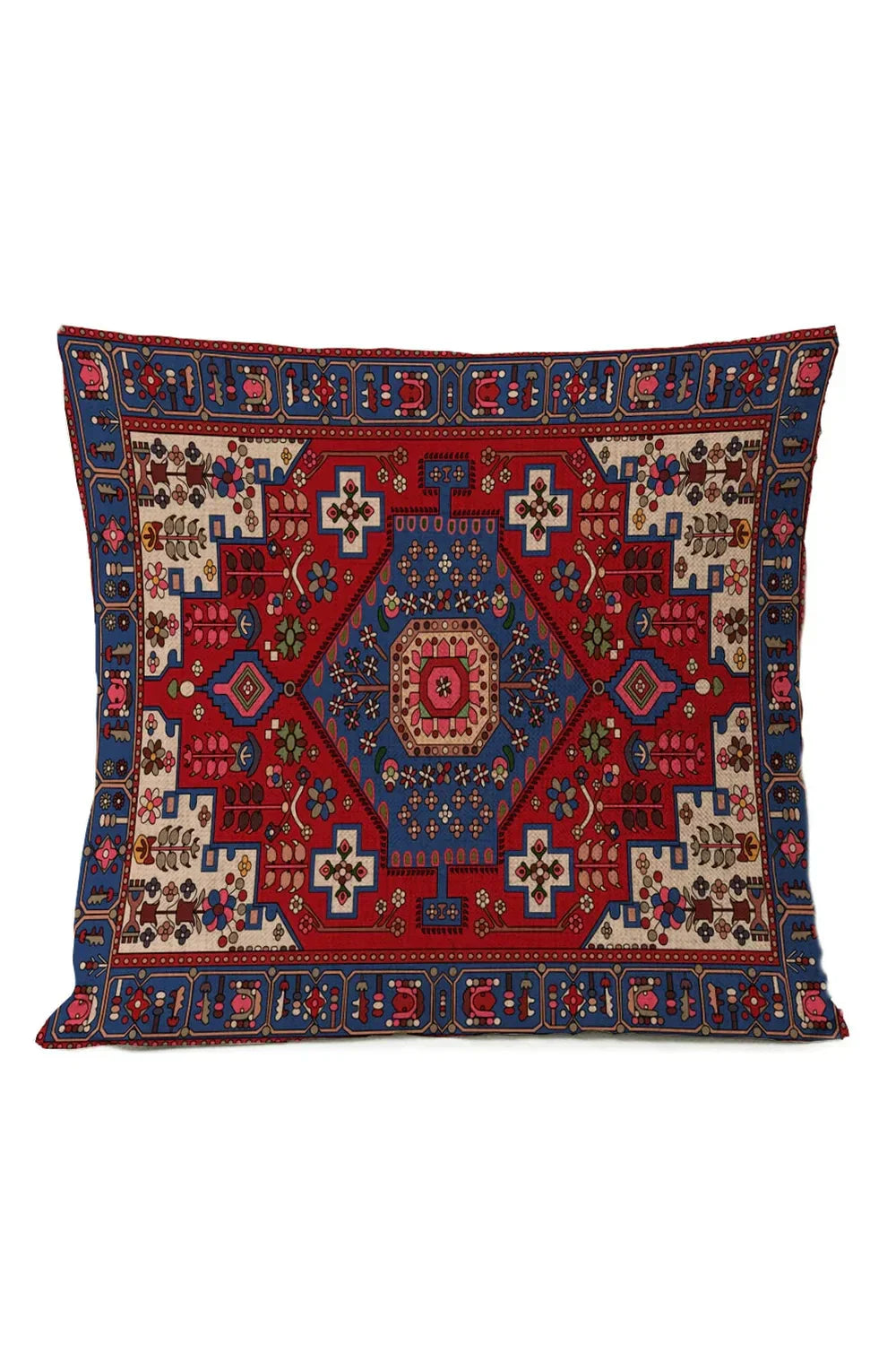 Colorful Global Pattern Pillow Cover
