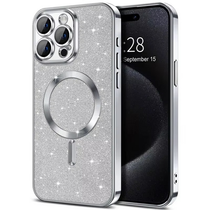 Shiny Metal Phone Case with MagSafe for iPhone
