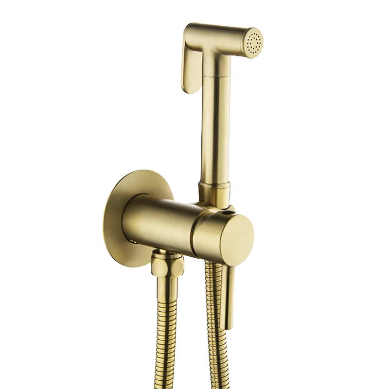 Hygienic Wall Mount Bidet Shower Faucet Kit