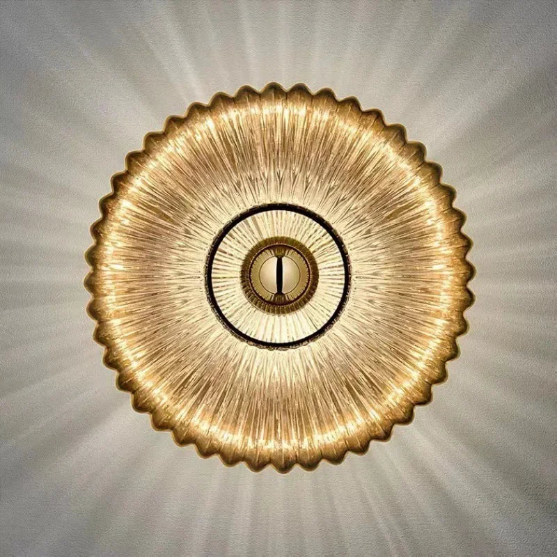 Luxury Glass Wall Light Fixture